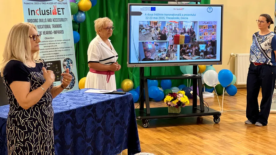 Incluziunea începe cu accesibilitatea. Povestea proiectului care deschide noi oportunități pentru tinerii cu deficiență de auz
