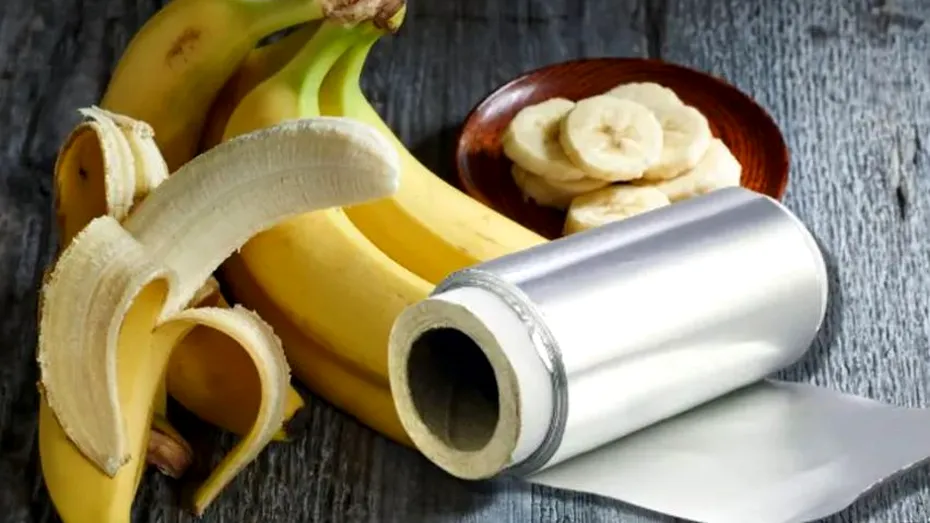 De ce să pui folie de aluminiu peste banane. Vei avea parte de o mare surpriză. Secretul pe care cu toții trebuie să îl știm