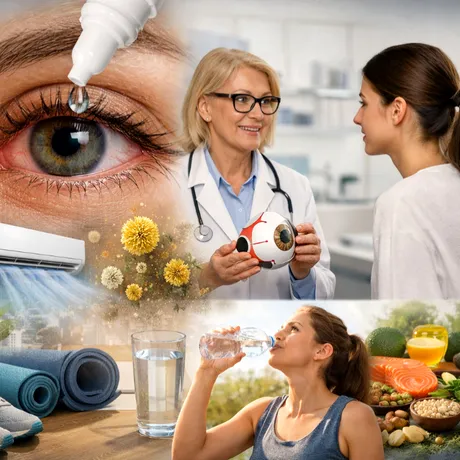 Ai ochii uscați sau iritați chiar și fără să stai în fața ecranului? Care sunt cauzele ascunse și obiceiurile cotidiene care te vor salva