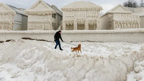 Iarna în Canada. Imagini spectaculoase