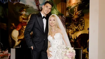 Imagini spectaculoase de la nunta Andreei Bălan cu Victor Cornea. Cine a lipsit de la marele eveniment
