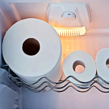 Ce se întâmplă dacă pui o rolă de hârtie igienică în frigider. Trucul a devenit viral pe internet