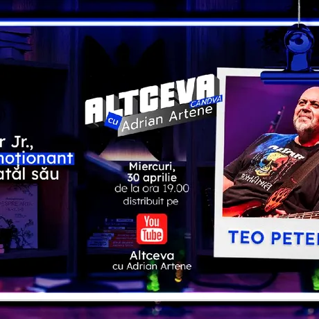 Teo Peter Jr., tribut emoționant pentru tatăl său:  „M-am dus la IML și din păcate…” | ALTCEVA CÂNDVA