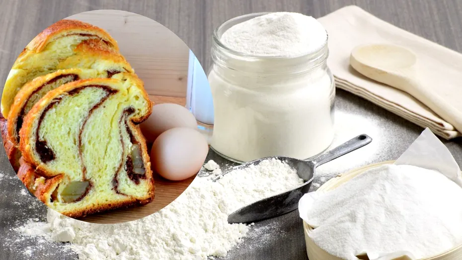 Diferența dintre făina 650 și 000. Sortimentul ideal pentru cozonaci pufoși, bine crescuți