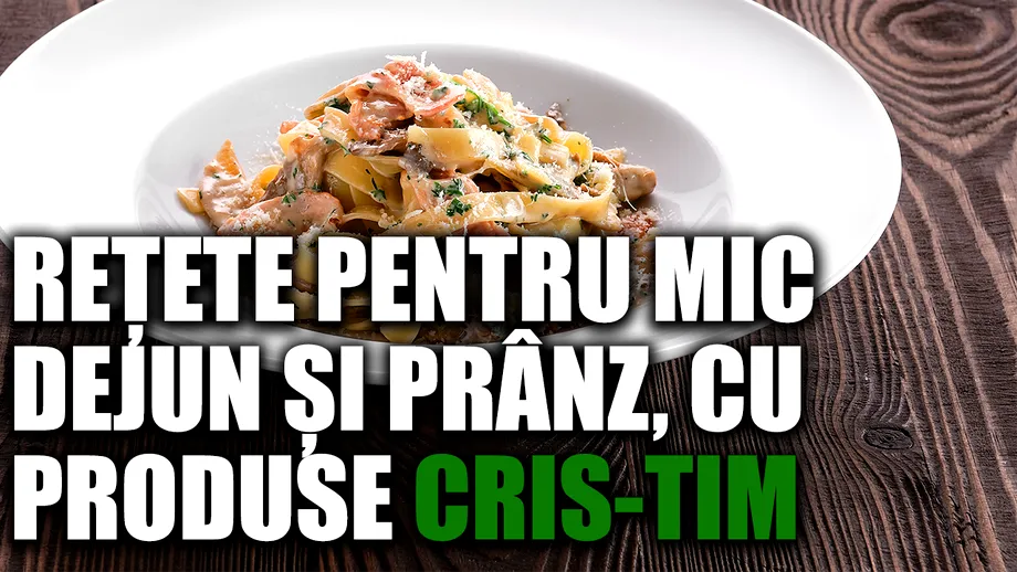 Lipie cu omletă și Salam Săsesc și Pappardelle cu Bacon