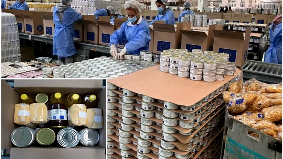 Ce conțin pachetele cu alimente pe care le vor primi românii cu venituri mici. Lista completă