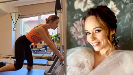 În colanți, cu abdomenul la vedere! Cum își menține Andreea Marin silueta la 50 de ani