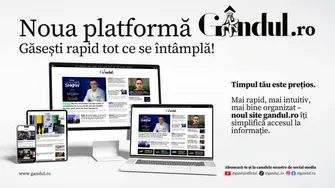 Noua platformă GÂNDUL.RO se lansează astăzi. Găsești rapid tot ce se întâmplă!