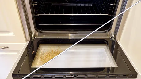 Cum cureți grăsimea de pe geamul de la cuptor. Soluția naturală care îndepărtează murdăria în doar câteva minute