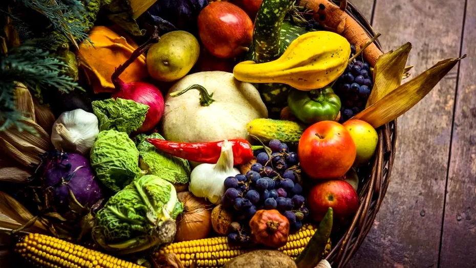 Fii sănătoasă şi în formă cu legume şi fructe colorate de toamnă!