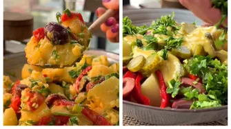 Salată orientală de post! Rețeta gustoasă pe care o prepară toate gospodinele. Este gata în câteva minute