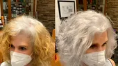 Părul alb poate fi foarte sexy! Un hairstilist transformă părul doamnelor în adevărate opere de artă