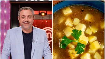 Secretul lui Sorin Bontea pentru o ciorbă de cartofi perfectă. Greșelile pe care trebuie să le eviți în bucătărie