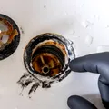 Substanța neagră și lipicioasă din chiuveta de la baie. Ce este, de fapt, și cum scapi de ea
