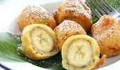 Rețetă simplă de gogoși cu banane din 5 ingrediente. Fără drojdie, fără frământare, fără zahăr