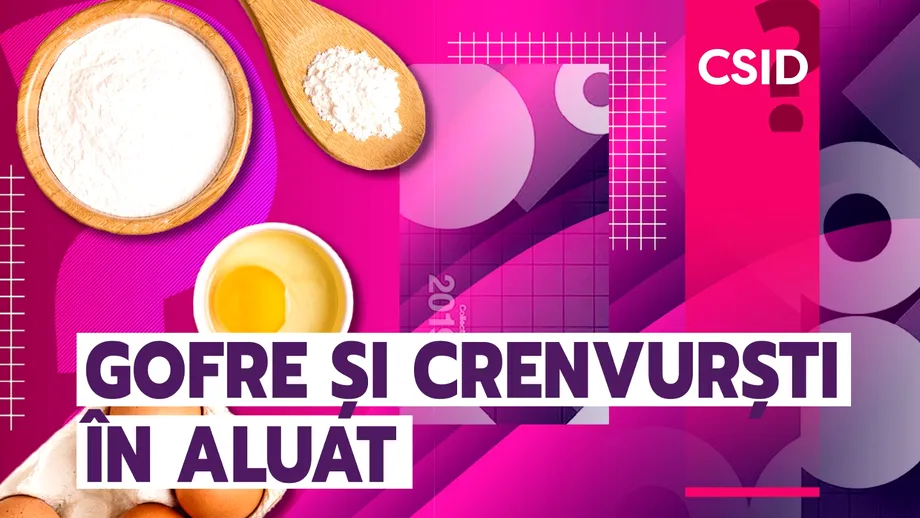 Rețetă de crenvurști în aluat și gofre cu bacon