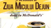 (P) McDonald’s e Gata de Bună Dimineaţa şi face cinste de Ziua Micului Dejun