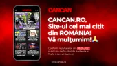 CIFRE OFICIALE. CANCAN.RO, cel mai citit site din România pe 8 mai!