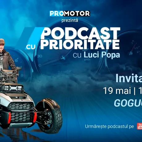„Podcast cu Prioritate” #74 îl are ca invitat pe Goguci. De la Photoshop la ATV-uri, un parcurs creativ