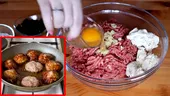 Ecuația chiftelelor. Câte gălbenușuri să pui, în funcție de cantitatea de carne tocată folosită