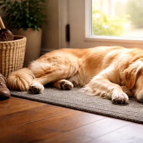 De ce câinii preferă să doarmă lângă uși în loc să doarmă în paturile lor și ce dezvăluie acest obicei despre instinctele lor