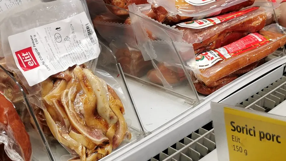 Cu ce preț a ajuns să se vândă șoriciul de porc în supermarketurile Cora din București