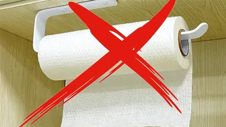 Adio, prosoape de hârtie din bucătărie. Risc de Salmonella și E. coli