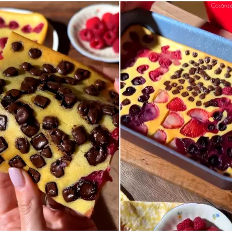 Nu vei mai face clătite pe tigaie! Pancakes la tavă, secretul unui desert pufos și spectaculos