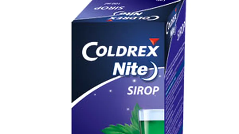 Siropul Coldrex Nite amelioreaza simptomele de raceala si gripa pe timp de noapte