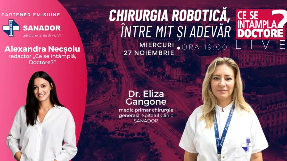 Chirurgia robotică, între mit și adevăr 🔴CSID LIVE