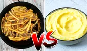 Ce îngrașă mai mult: 200 grame cartofi prăjiți sau 400 grame piure cu unt și lapte? Am făcut calculul caloric complet
