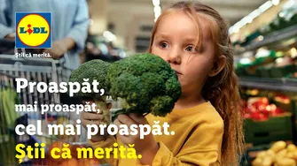 Prospețimea care îți schimbă ziua – 3 motive pentru care o dietă bogată în legume și fructe proaspete îți aduce mai multă energie și vitalitate. Știi că merită să alegi zilnic prospețimea Lidl pentru sănătatea ta.
