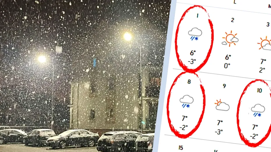 Ninge și de Paște? Data exactă la care scăpăm de ninsori în București, potrivit meteorologilor Accuweather