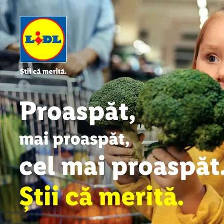 Prospețimea care îți schimbă ziua – 3 motive pentru care o dietă bogată în legume și fructe proaspete îți aduce mai multă energie și vitalitate. Știi că merită să alegi zilnic prospețimea Lidl pentru sănătatea ta.
