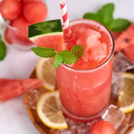 Rețetă pentru limonadă cu pepene. E perfectă pentru zilele călduroase de vară