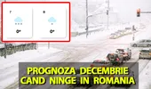 Prognoza EaseWether decembrie 2024 | În ce zile ninge în România luna viitoare