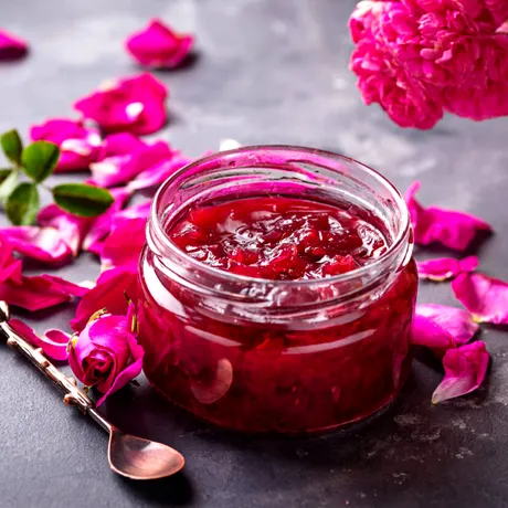 Secretul gospodinelor din Grecia pentru cea mai parfumată dulceață de trandafiri. Ingredientul surpriză adăugat la final