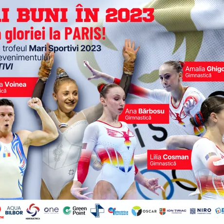 Gala Mari Sportivi ProSport 2023. Cine sunt cele 6 nume care pot aduce o medalie la gimnastică artistică pentru România la Jocurile Olimpice Paris 2024