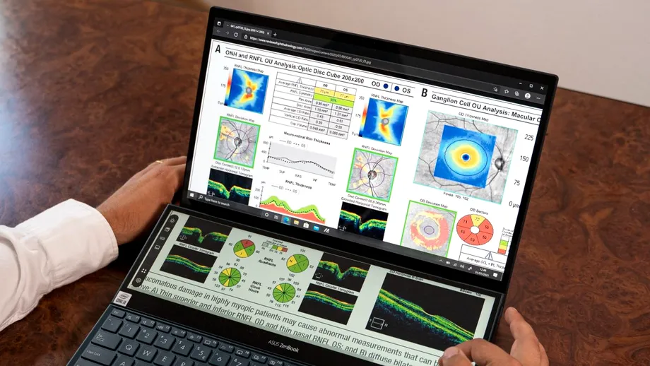 Laptopurile ASUS OLED pentru imagini superbe și ochi sănătoși (P)