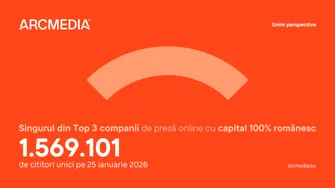ARCMEDIA conduce detașat clasamentul grupurilor de presă la nivel national începând cu luna decembrie și este liderul absolut al internetului din România cu peste 8.7 miliarde de vizualizări pe rețelele sociale în 2025