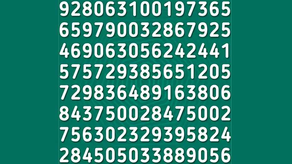 Test de inteligență | Găsiți numărul 721 în 5 secunde!