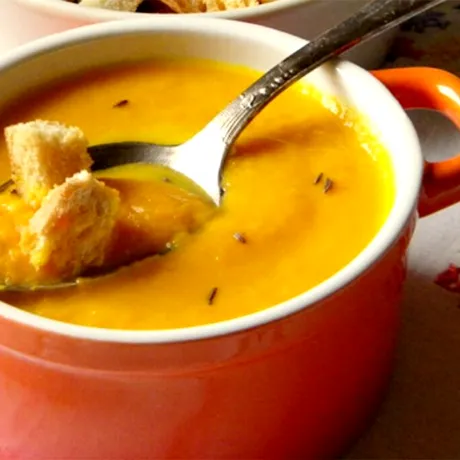 Rețetă supă-cremă „Reset” cu ghimbir | Cum se face supa care îți spală „păcatele” după Sărbători