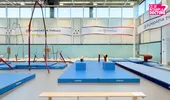 Nadia Comăneci, prezentă la selecția pentru cursurile gratuite de gimnastică destinate copiilor între 2 și 8 ani, la sala de gimnastică „Nadia Comăneci” din Otopeni