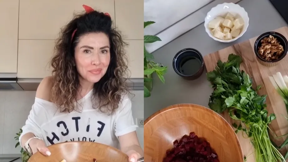 Salată de vară cu puține calorii, excelentă pentru ficat. Carmen Brumă: E una dintre rețetele mele preferate