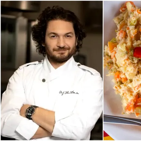 Trucul-secret al lui Florin Dumitrescu pentru o salată de boeuf delicioasă. Ingredientul care îi schimbă total gustul