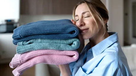 Cum să aduci la dimensiunea normală un pulover care a intrat la apă. Trucul care poate salva hainele în câteva minute