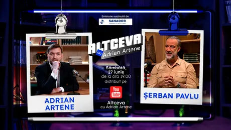 Actorul Șerban Pavlu a acceptat la „Altceva cu Adrian Artene” că s-a gândit să renunțe: „Mi-am dorit să nu fiu actorul unui singur personaj”
