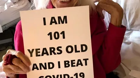 Invincibilă, la 102 ani! A învins COVID-19 de două ori, gripa spaniolă și cancerul