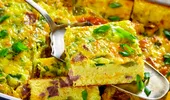 Omletă la cuptor cu legume și brânză feta. Rețeta delicioasă și ușor de preparat