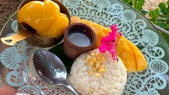 Rețeta autentică de mango sticky rice. Desertul thailandez care cucerește pe toată lumea